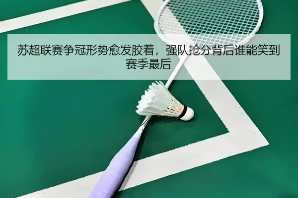 苏超联赛争冠形势愈发胶着，强队抢分背后谁能笑到赛季最后